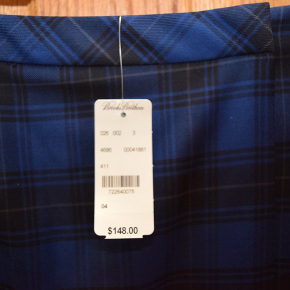 NWT Brooks Brothers Wrap Skirt size 4 - Picture 4 of 8